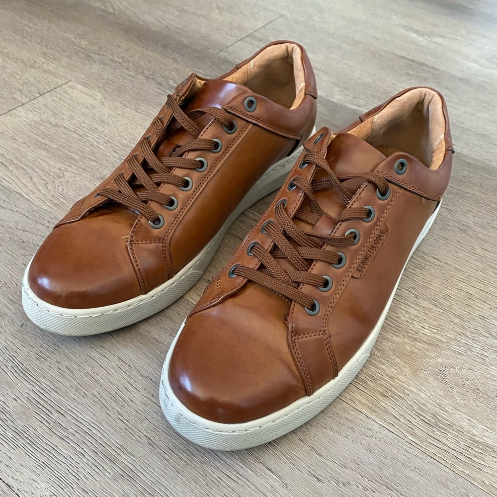 Kenneth Cole Tan Leather Shoes